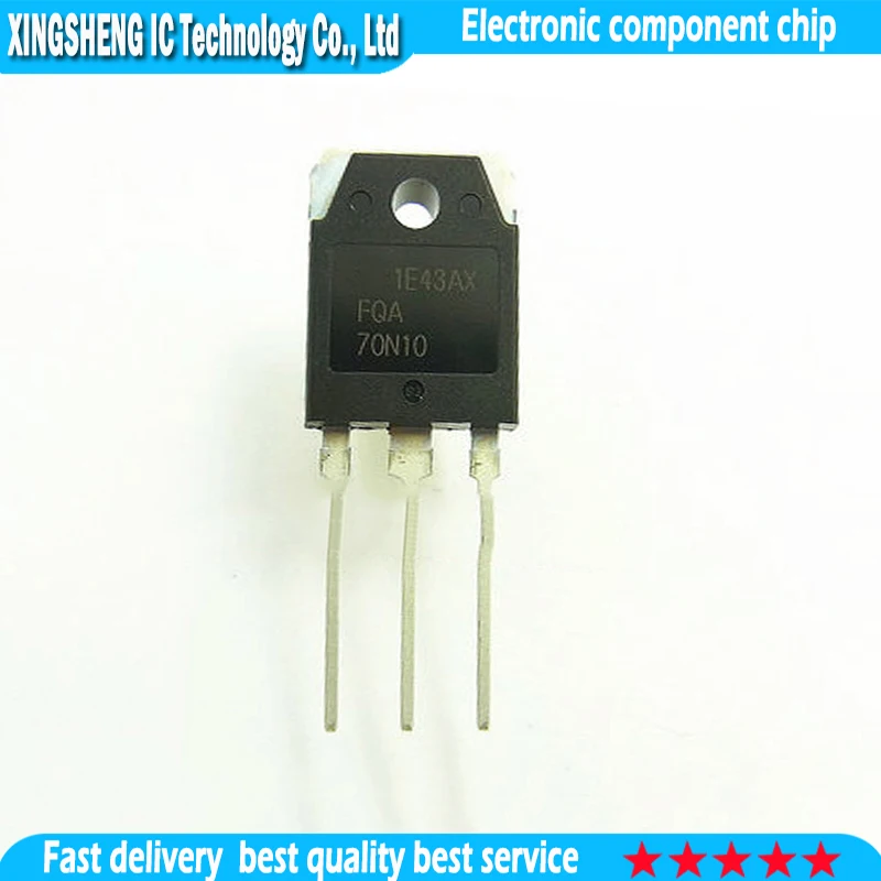 5PCS/Lot FQA70N10 70N10 TO-3P 70A 100V