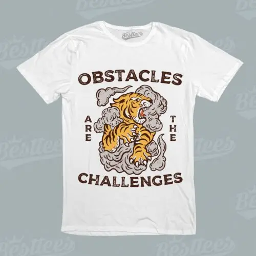 /MEN/WOMEN Tiger Obstacles Challenges Gym Competition Tee T-Shirt