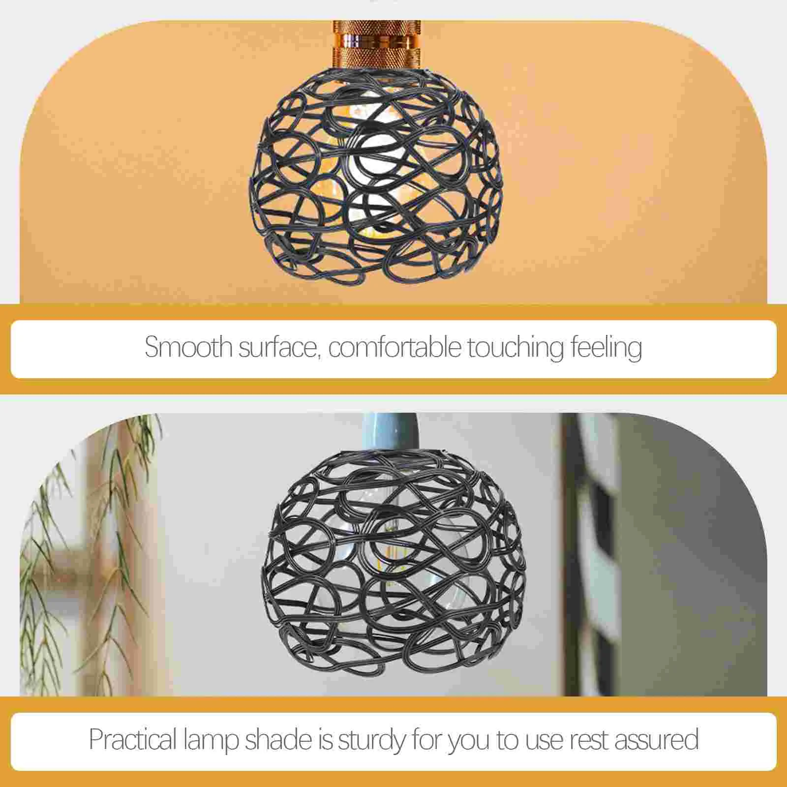 Lampshade Decorative Shades Replacement Pendant Chandelier Black Light Covers Hanging