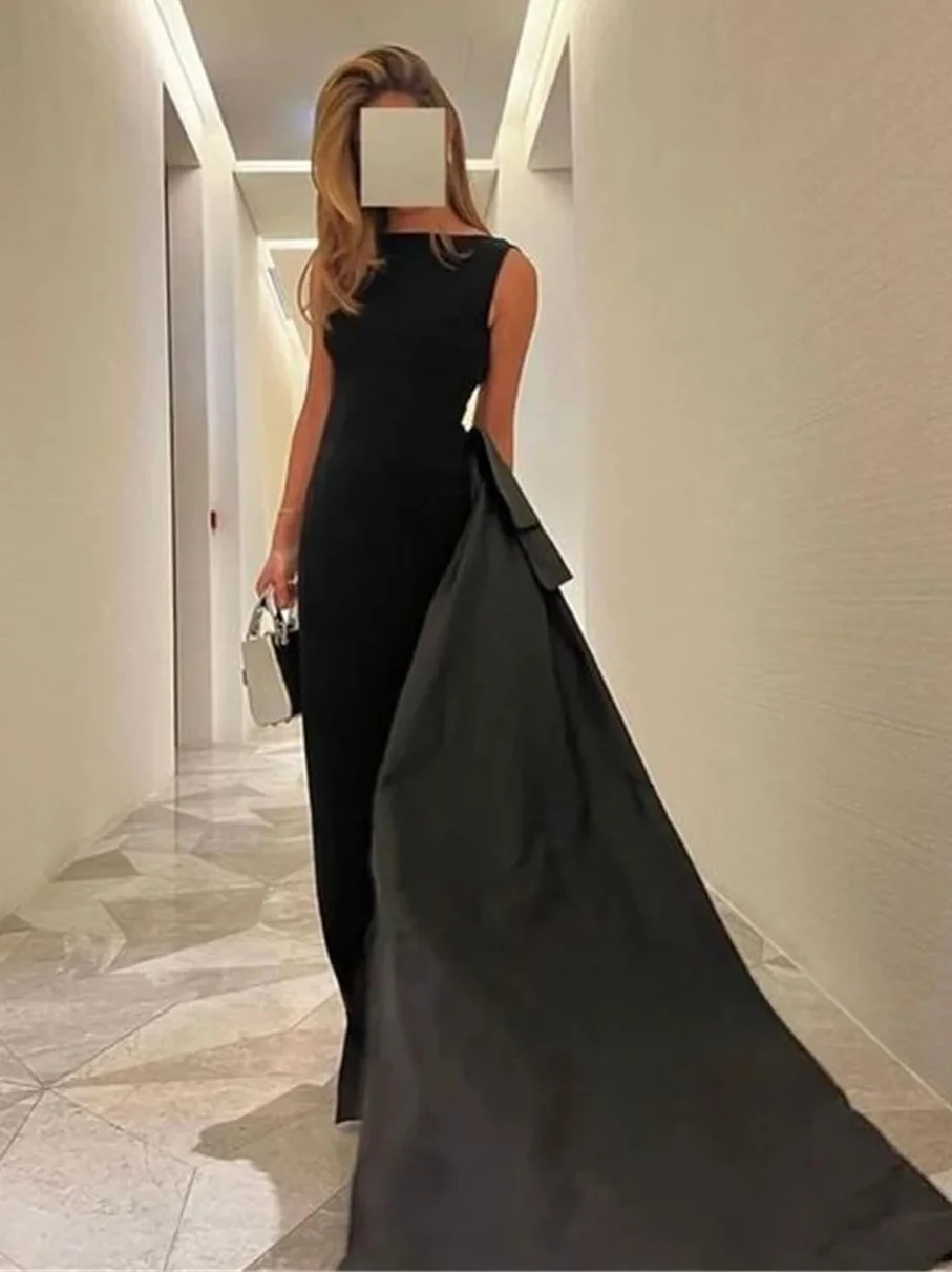 Oisslec Prom Dresses Simple Halter Mermaid Ruched Satin Formal Occasion Gown vestido de fiesta elegante para mujer 2023 elbise