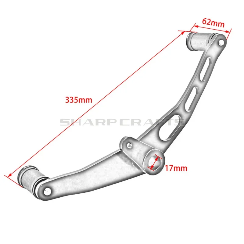 Motorcycle CNC Edge Cut Gear Shift Lever Panel Softer W/ Shifter Pegs Footpegs For Harley Street XG750 XG500 2015 2016 2017