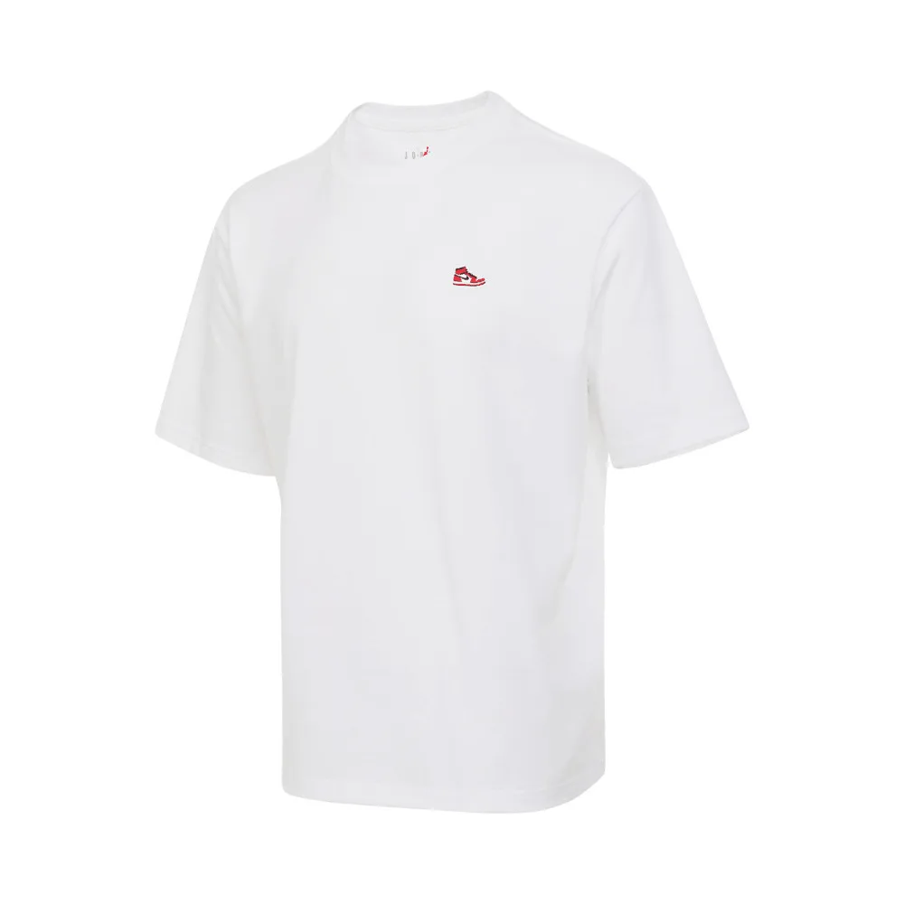 

NIKE 2025 Men's AS M J BRND BR SNKR PCH SS CRW Knitted T-shirt HJ2327-100