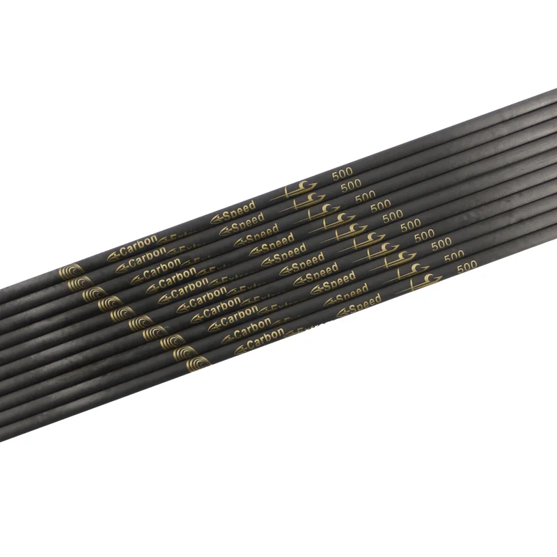 

Pinals ID6.2mm 32 Inch Archery Pure Carbon Arrow Shaft Arrows Hunting Shooting Shaft Practice 400-1000Spine