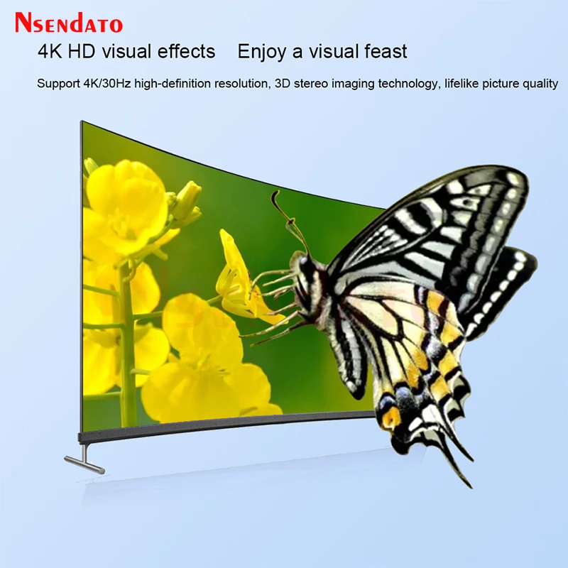 Commutateur matriciel répartiteur HDMI 4 en 2 sorties, 4x2, convertisseur audio/vidéo EDID, adaptateur pour moniteur