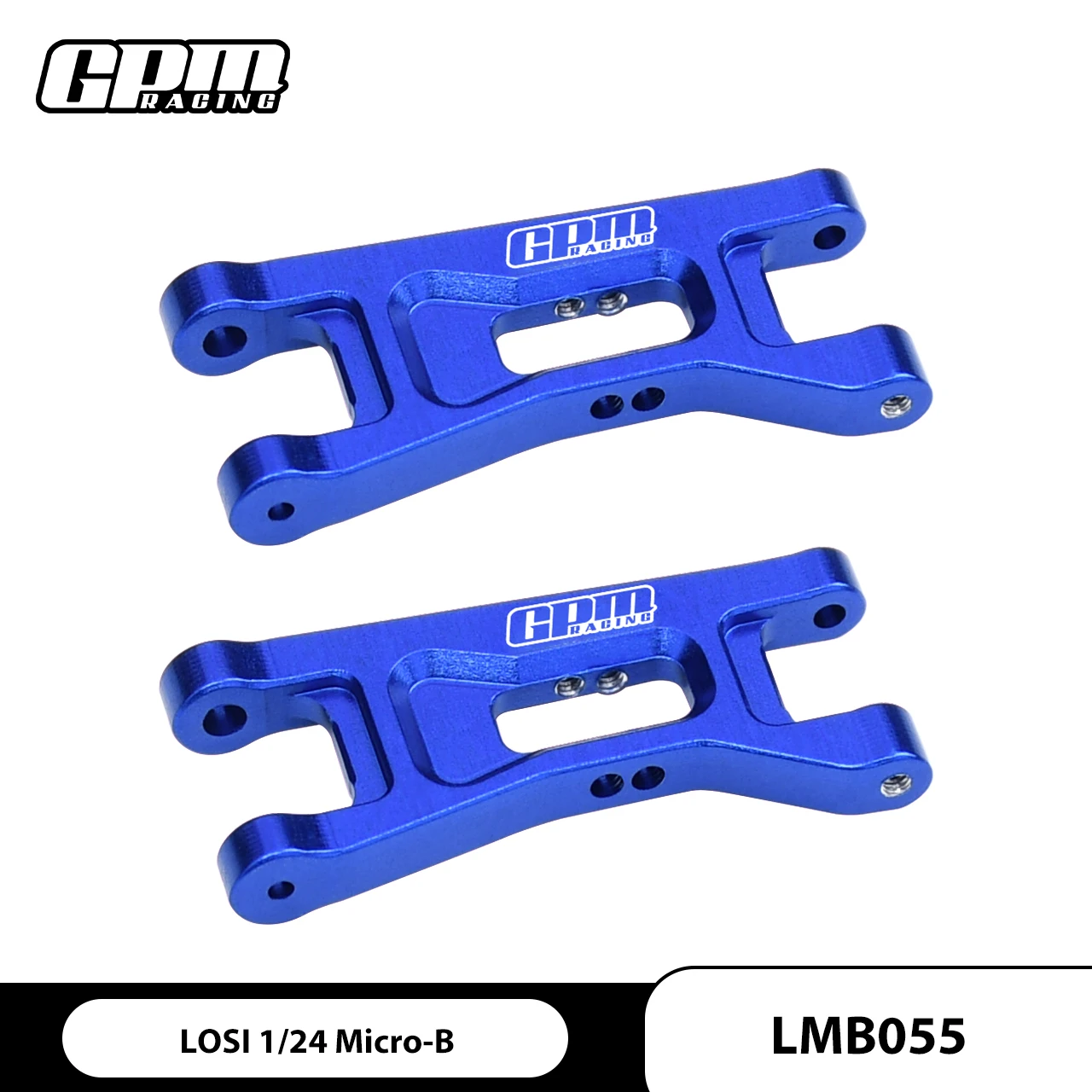 GPM 7075 Alloy Front Lower Arms For LOSI 1/24 Micro-B Buggy RTR LOS00007