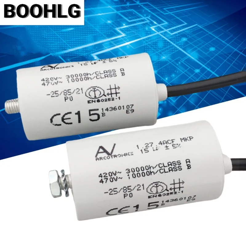 1 condensatore di avvio e funzionamento AV 1.27.4ACF 15uF