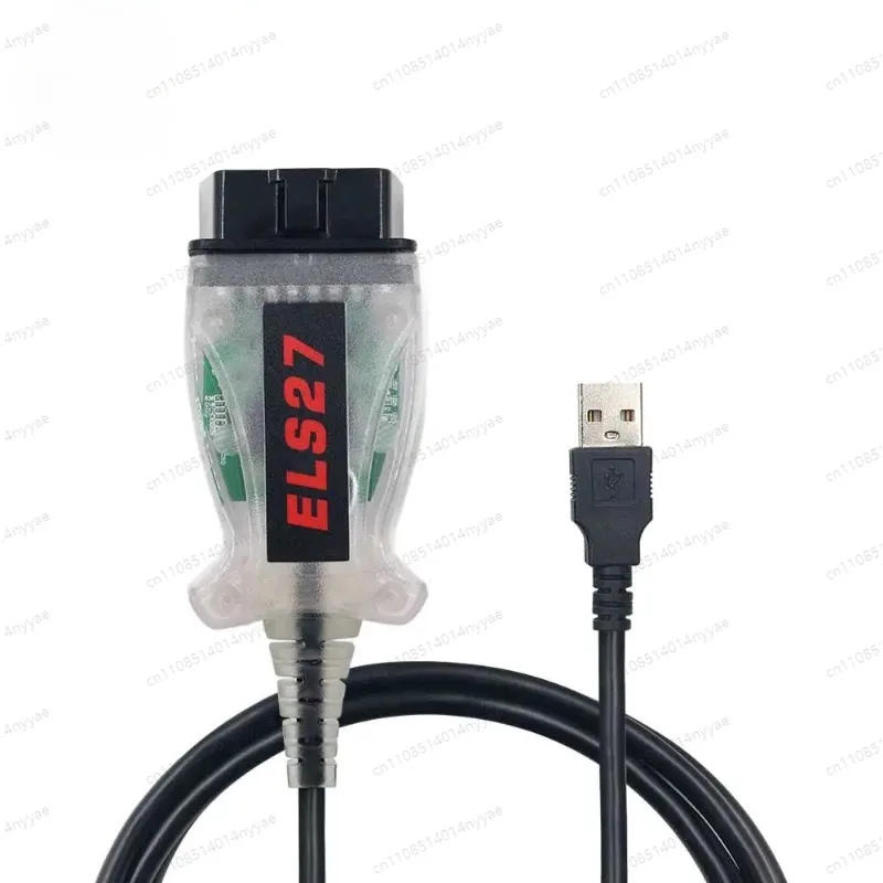 new 10pcs ELS27 FORScan OBD2 Scanner Car Diagnostic Auto Tool Cable Green PCB ELS27 V2.3.42  FTDI PIC18F25K80 Multi-Language