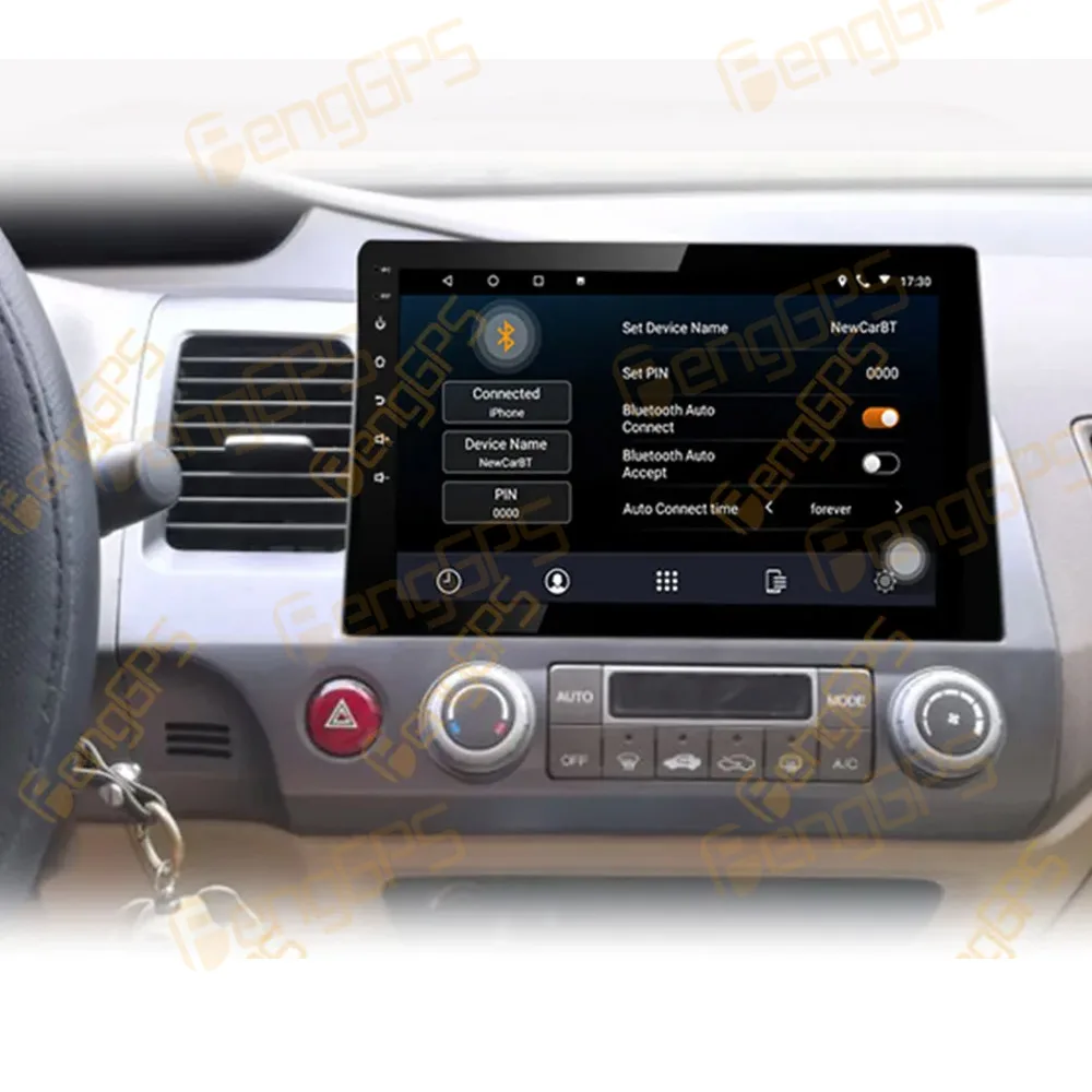 

9 Inch Car Multimedia Player Android 13 For Honda Civic 2005-2012 GPS Navigation Auto Stereo Radio Carplay DSP Head Unit WIFI BT