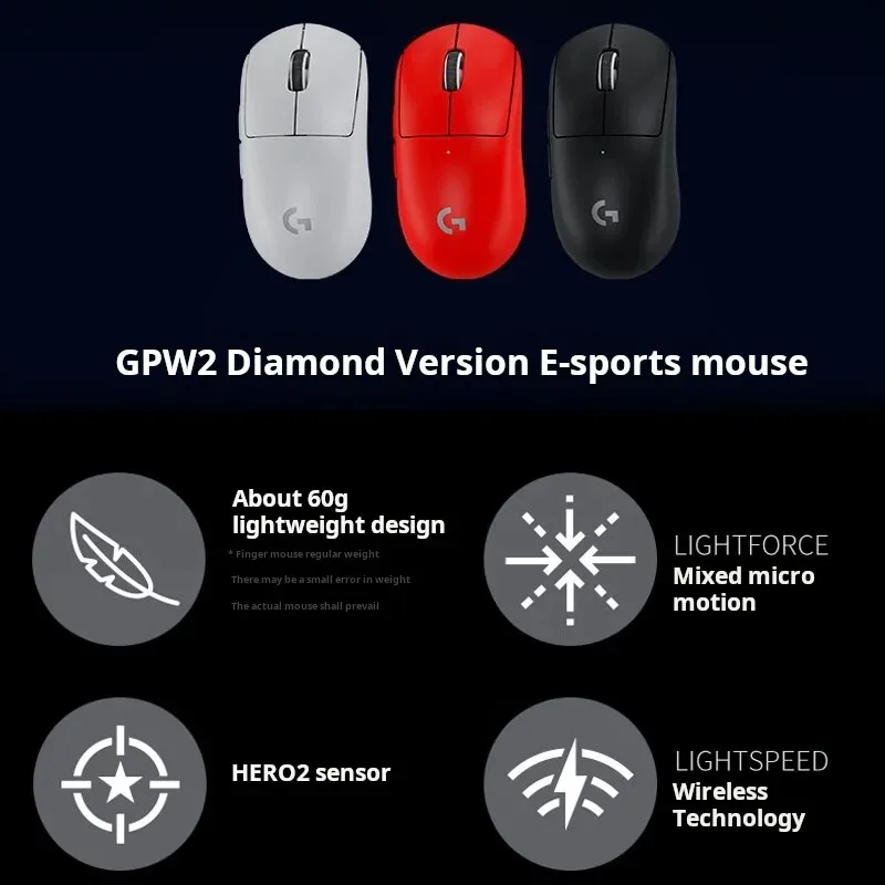 Logitech G PRO X Superlight 2 SE wireless gaming mouse, HERO 2 sensor, 44000DPI, 888IPS, G hub, Type-C interface