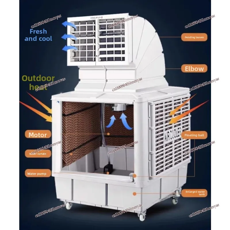 

Industrial workshop Plant cooling fan Aquaculture water fan Large factory Mobile air conditioning fan