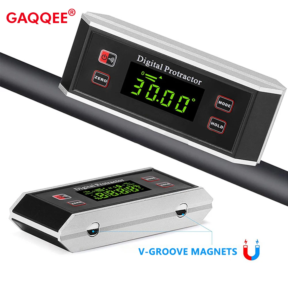 Digital level Inclinometer Slope Ruler 360° Level Protractor Digital Tilt Angle Box Angle Ruler Multifunctional Measurement Tool