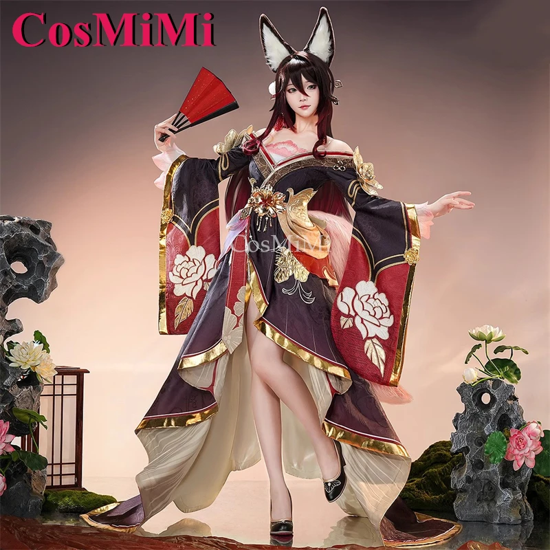 CosMiMi Spiel Honkai: Star Rail Tingyun Cosplay Kostüm Fugue Wunderschöne süße Uniform Kleid Karneval Party Rollenspiel Kleidung S-XL