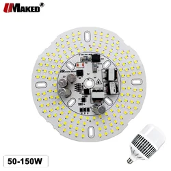 LED DOB 라이트 PCB 플레이트, AC 220V, 50W, 80W, 100W, 150W IC 드라이버, 깜박임 없음, 고출력 전구 램프, 소스 패널, DIY 교체