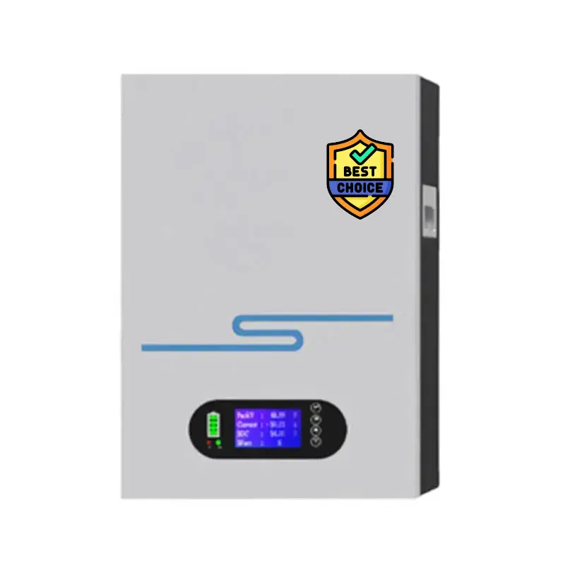 

Wall-mounted Solar Home System Energy Storage Battery 51.2V Off Grid Lithium Power Supply Station