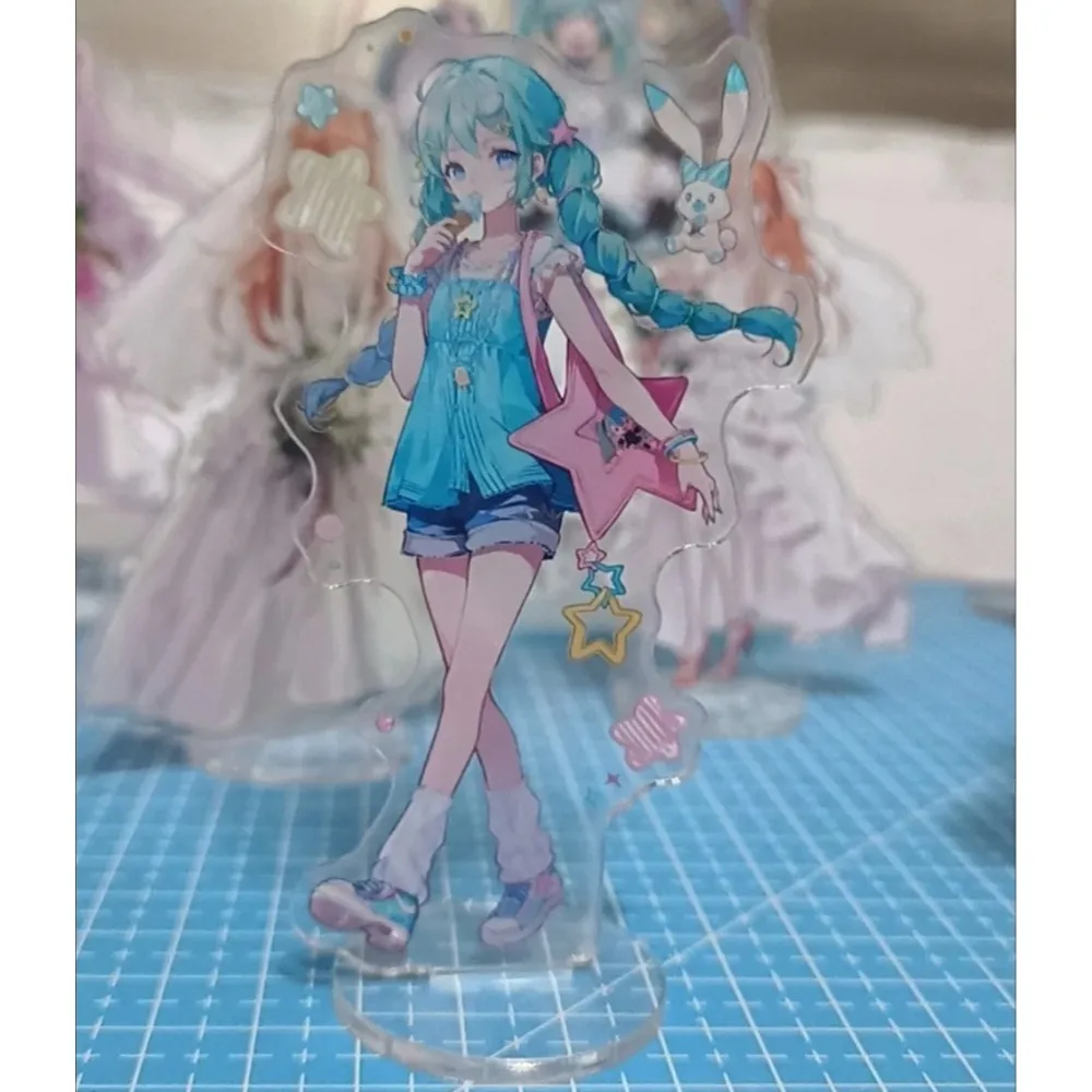 Acrylic Stand Figure  Project Diva Anime Peripheral Cute Originality Decoration Desktop 10cm Ornament