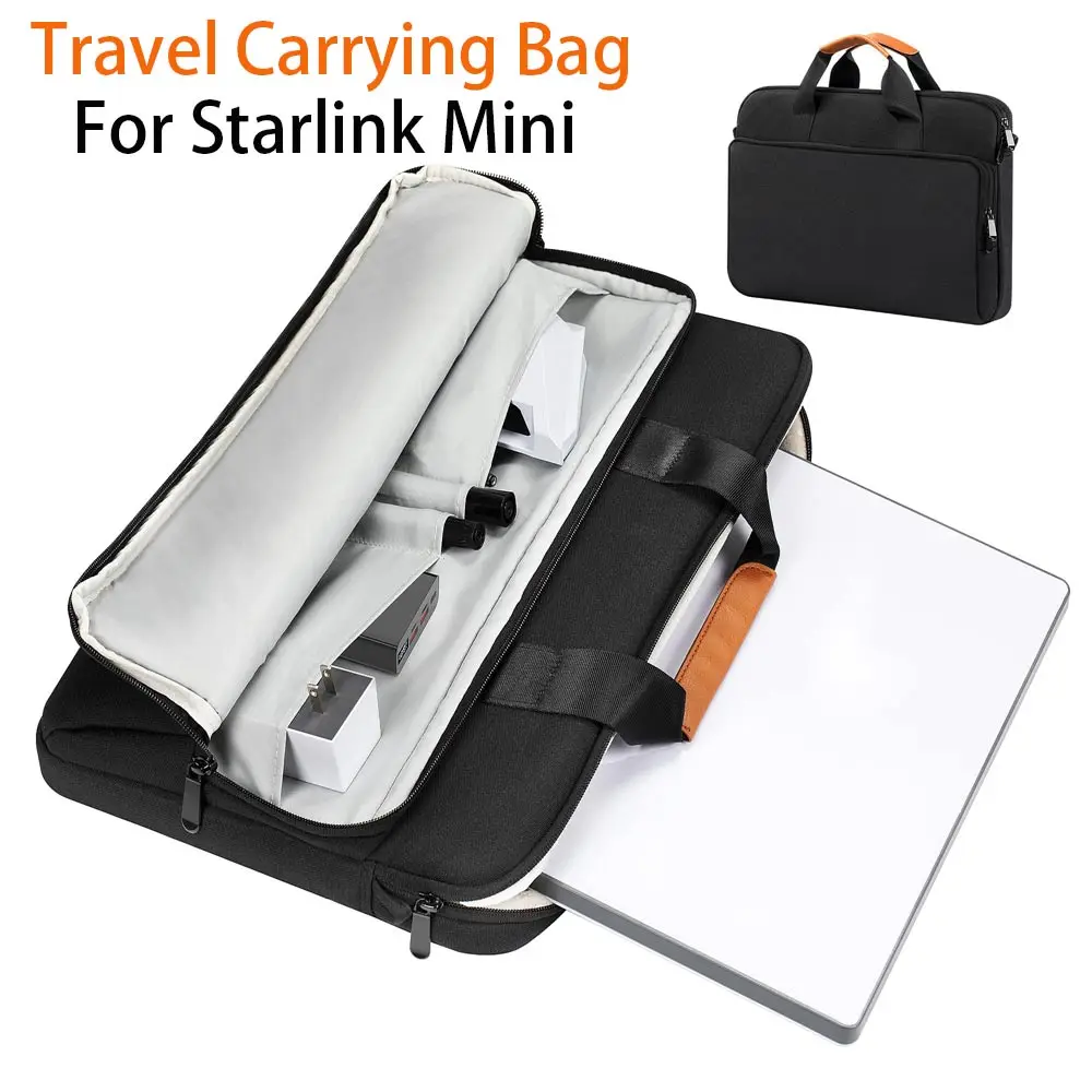 

For Starlink Mini Travel Carrying Case Portable Bag Outdoors Briefcase Handbag for Starlink Mini Dish Accessories for RV Trips