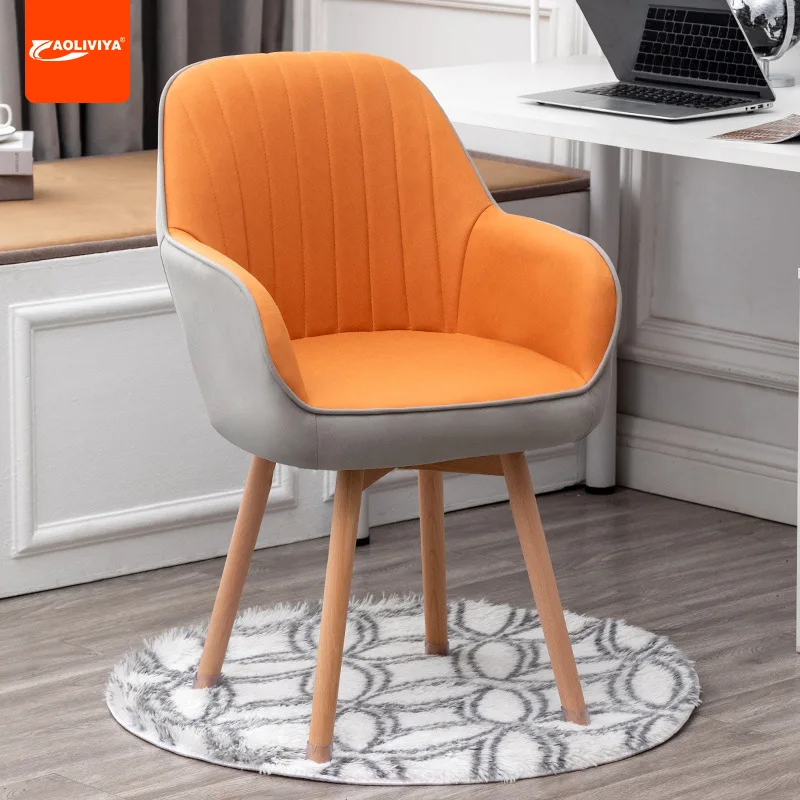 

Aoliviya Computer Chair Home Comfortable Long-Sitting Office Stool Backrest Dressing Bedroom Dorm College Students Learning Desk