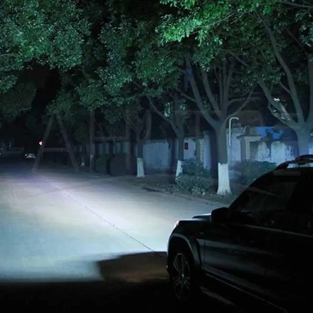 سيارة بقعة الضباب ضوء Led دراجة نارية الجبهة العلوي 12 واط 8SMD لمبة 6500 كيلو السوبر مشرق الأبيض العمل مصباح مقاوم للماء اكسسوارات السيارات