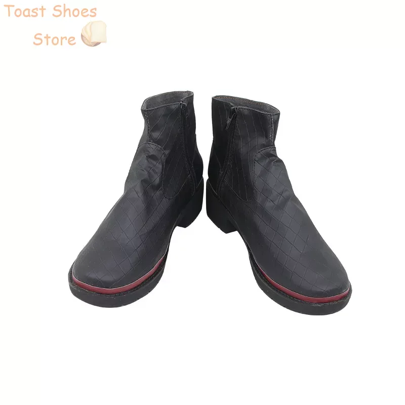 Chaussures de Cosplay Crowley en Cuir PU, Bottes de Carnaval d'Halloween, Accessoires de Costume