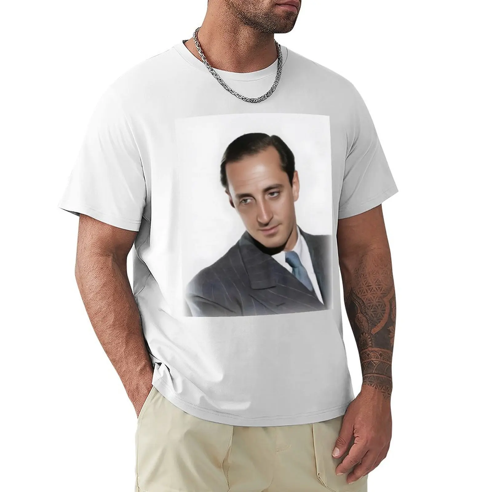 

Basil Rathbone, Actor T-Shirt shirts graphic tees sweat sports fans heavyweight t shirts for men