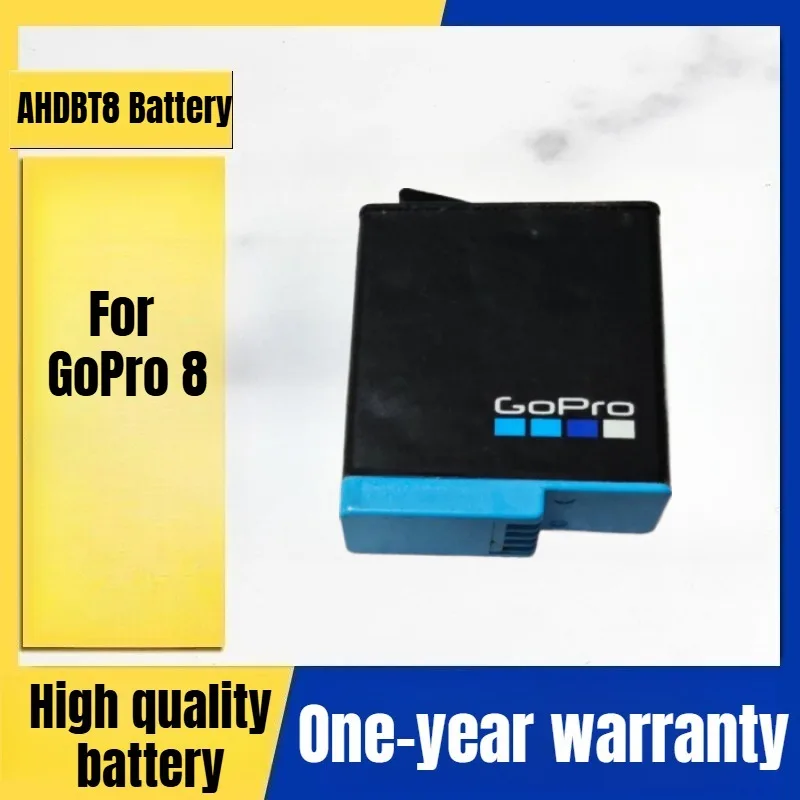 

AHDBT8 Applicable to GoPro 8 sports camera battery, double charge with charger, sports camera accessories, original battery