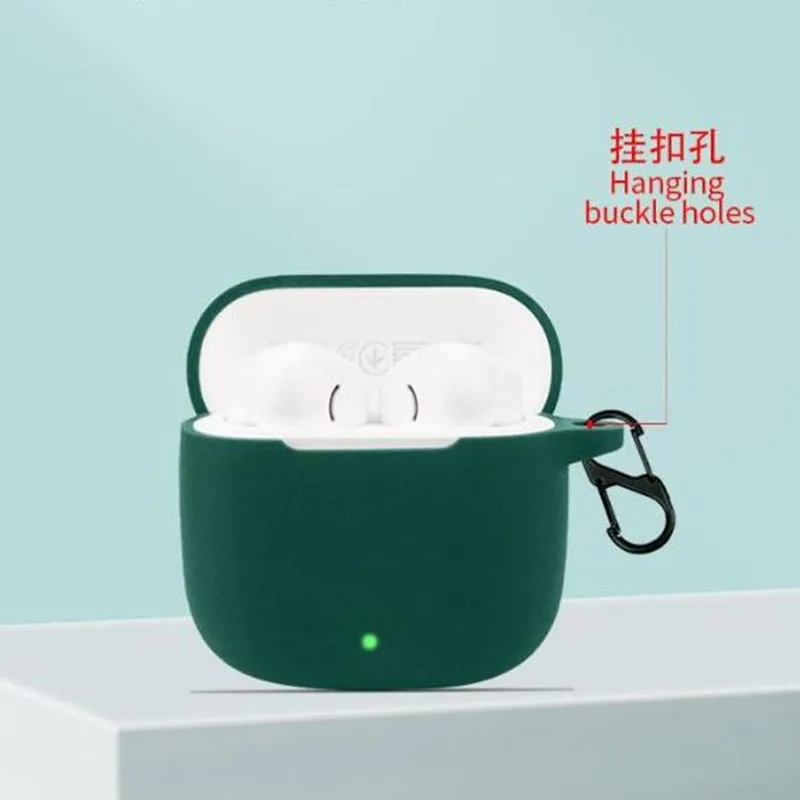 حافظة لهاتف هواوي FreeBuds SE 2 من السيليكون لسماعات الأذن اللاسلكية صندوق شحن غطاء حماية مع خطاف