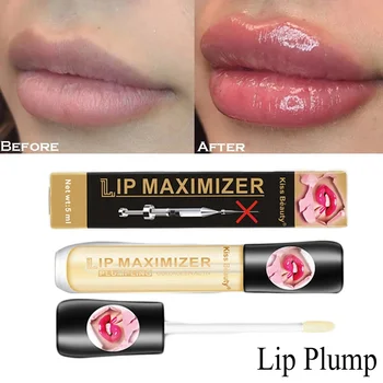 Voluminizador instantáneo de labios, Mascarilla reparadora para reducir las líneas finas de los labios, hidratante de larga duración, cuidado, aceite labial, SÉRUM regordeta Sexy, 5ml