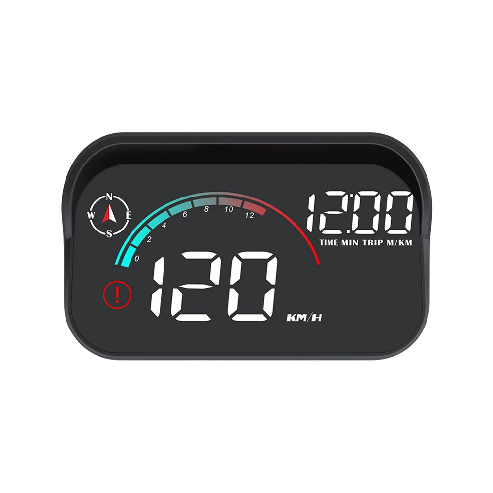 

Car Head Up Display Projector Screen Speed Meter Overspeed Alarm Digital GPS Speedometer with Odometer Car GPS HUD LCD Display