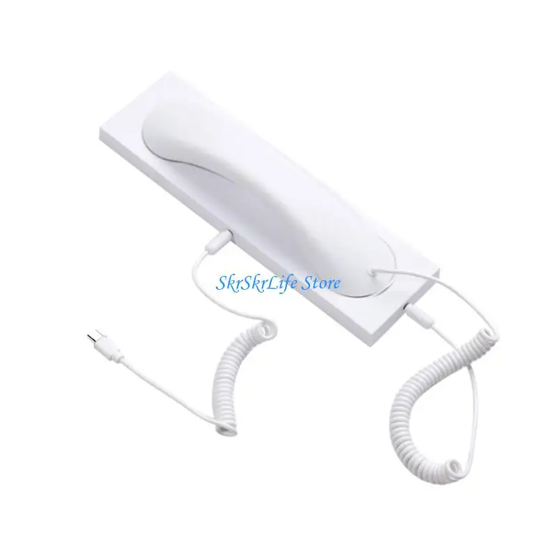 E65E Premium ABS Handset Ergonomic Ease Noise Cancelling for Business Communication