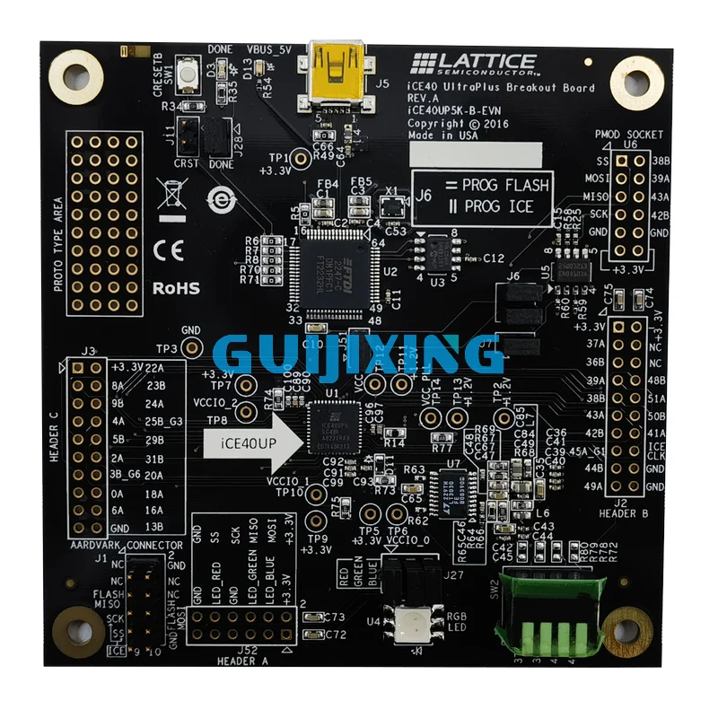 ICE40UP5K-B-EVN SG48 LATTICE iCE40 UltraPlus breakout FPGA development board