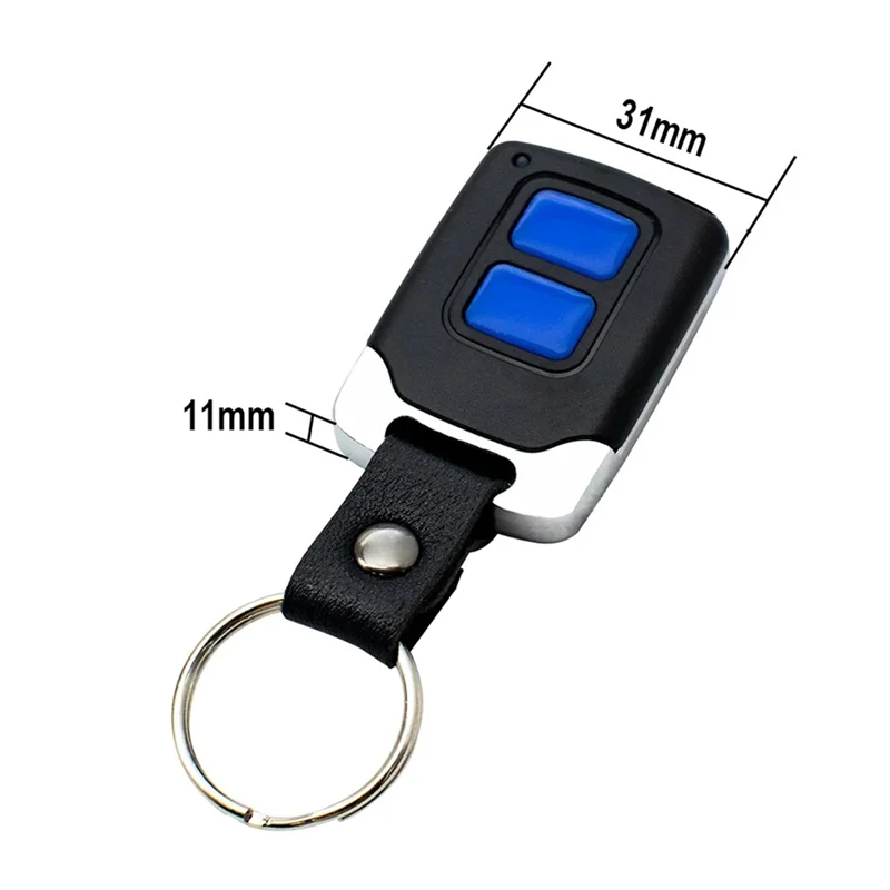 SQPP-433Mhz Garage Copy Remote Control 2 Keys Duplicator Door Commands Opener Electric Clone Fixed Code Access Gate