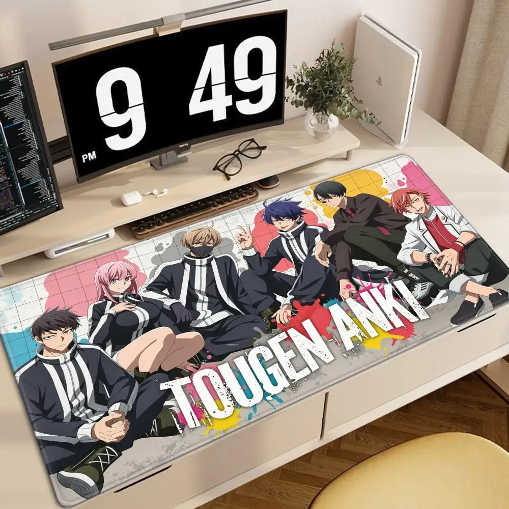 

anime suspense T-Tougen Anki Mouse Pad Mousepad Large Gaming LockEdge Thickened PC Table Desk Mat