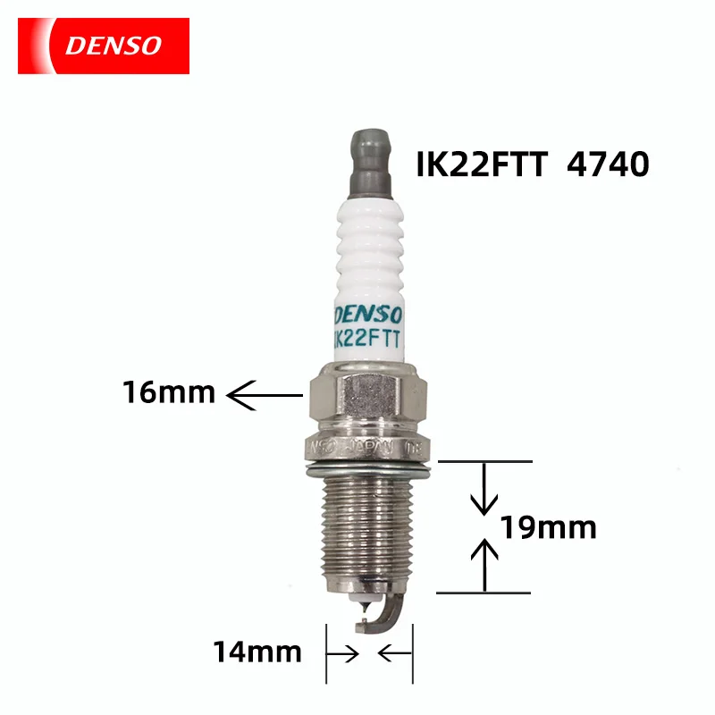 DENSO iridium platinum spark plug IK22FTT 4740 is suitable for the Harvard Touguan Passat Matten Audi nozzle