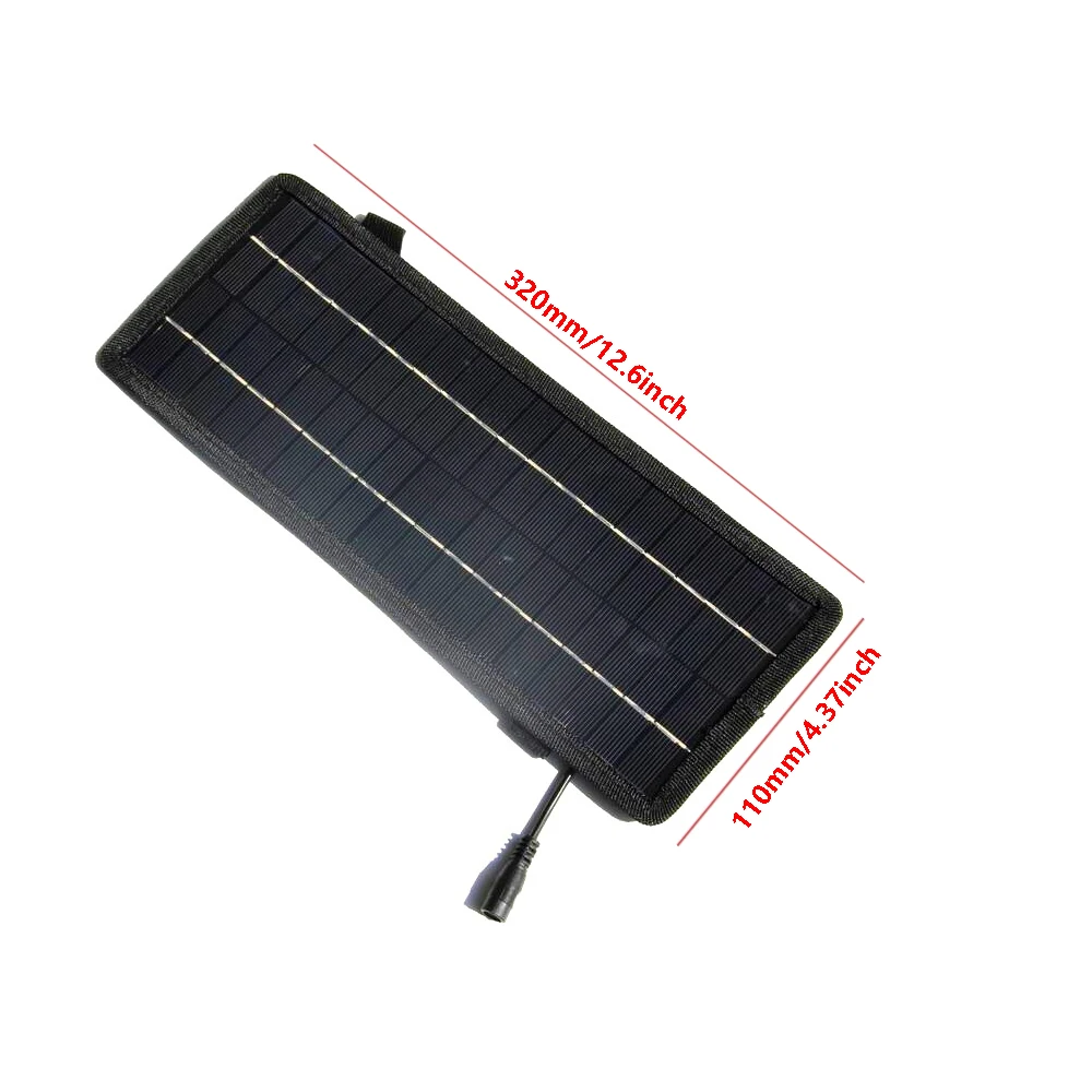 Solar Panel High Conversion Rate 4.5W 5W Solar Car Battery Charger Battery Core Panel 12V Battery Conversion 5V