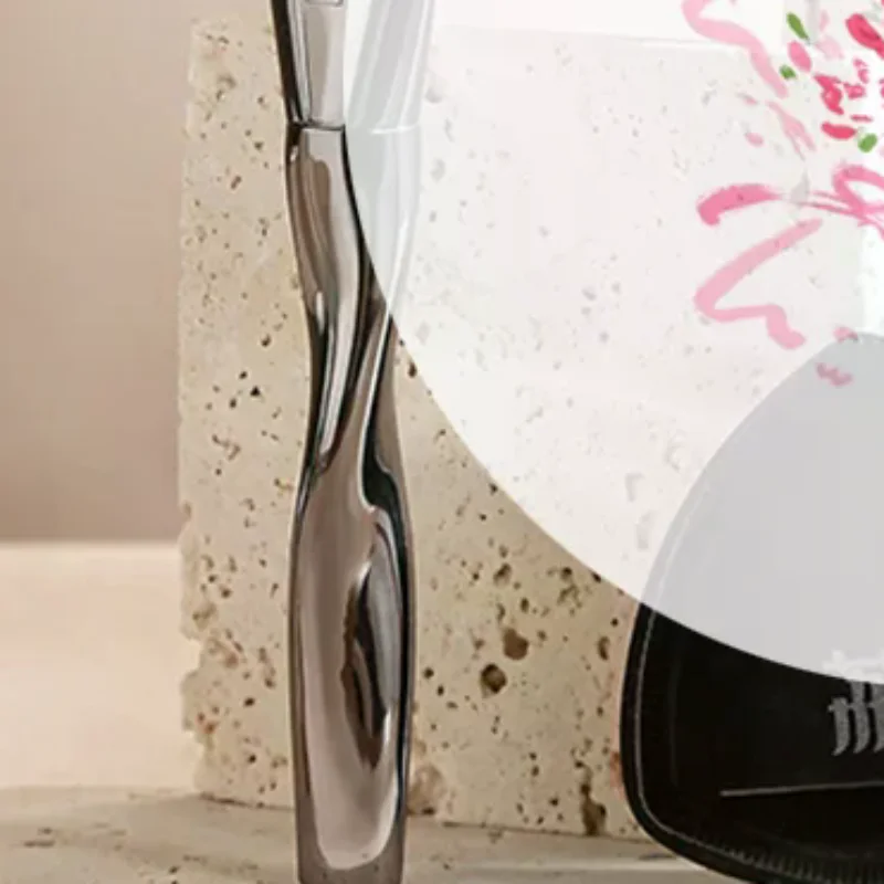 Pennello per fondotinta con una sola parola Pennello per contorno viso leggero e sottile Pennello per contorno piatto Pennelli per trucco in crema per fondotinta