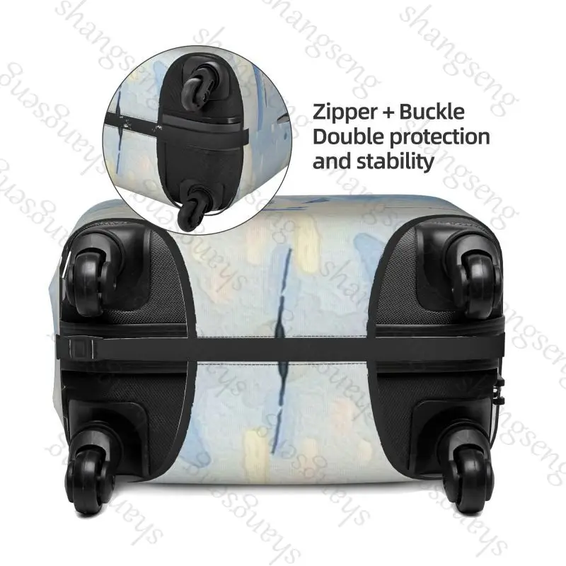 Colorful fireworks Thicken Luggage Cover Elasticity Trolley dust cover Suitcase Protection Cover Suitcase Case