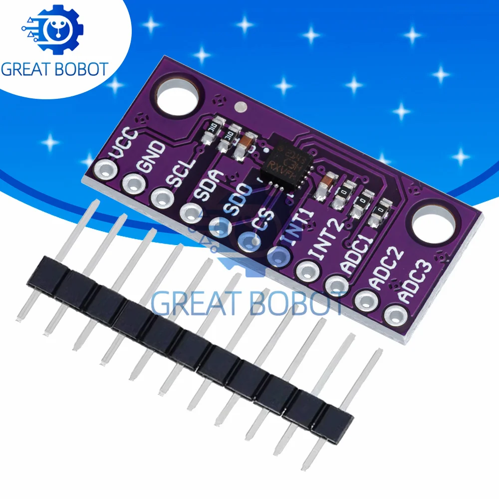 وحدة مقياس التسارع BS LIS3DSH عالية الدقة بثلاثة محاور: مصممة خصيصًا لـ Arduino - تطبيقات استشعار الحركة المجهزة #1