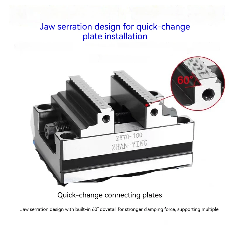 CNC Self-centering Vise EDM Copper Male Electrode Mechanical Parts Machining Precision Four-axis Five-axis Concentric Fixture
