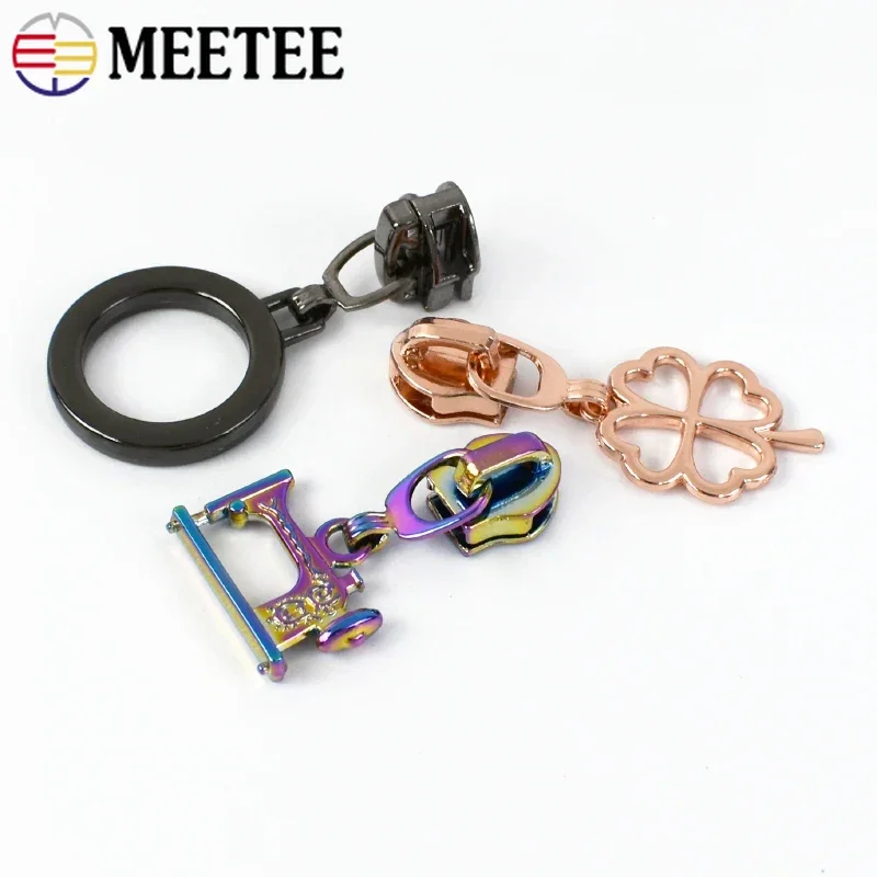 10/20 قطعة 5 # النايلون سستة المنزلق DIY الخياطة إغلاق البريدي المؤشر الملابس الزخرفية السوستة مجتذب حقيبة استبدال الرمز البريدي إصلاح أطقم #3