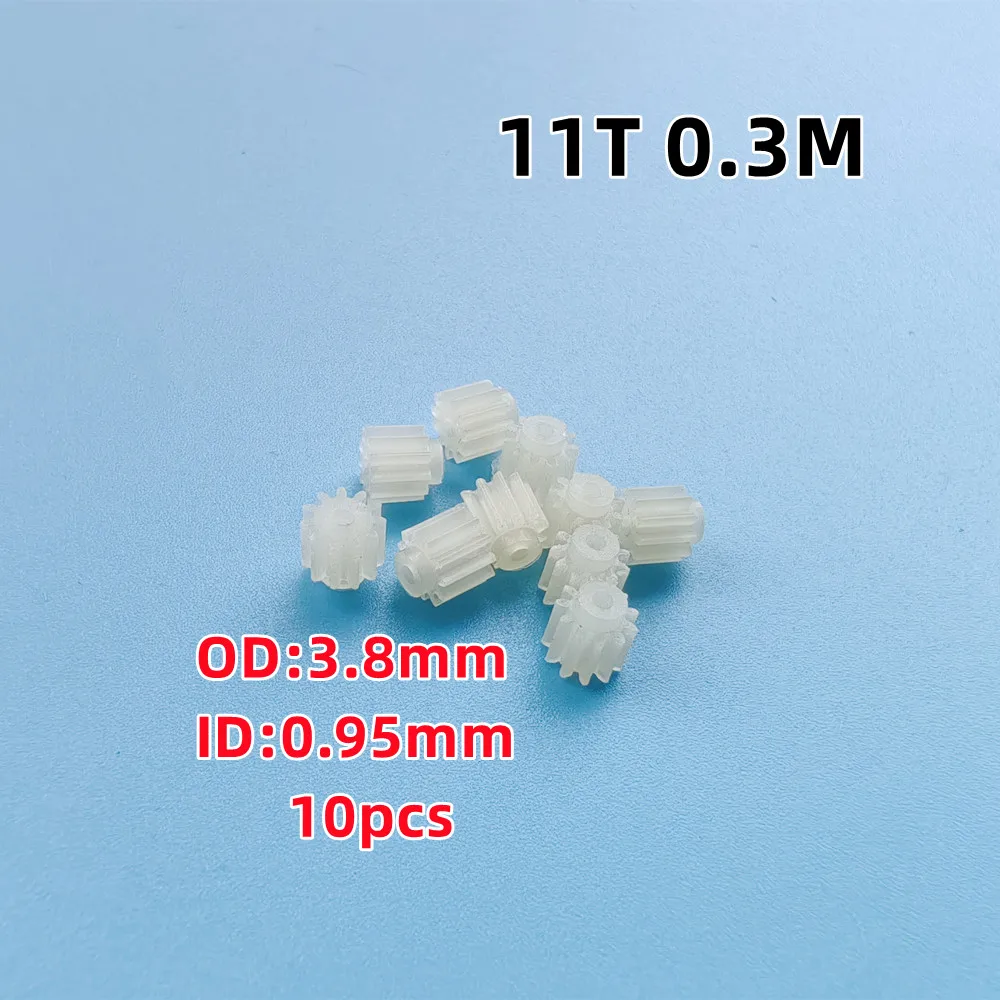 Plastic Motor Gears 6T 7T 8T 9T 10T 11T 12T 13T 0.8mm 1.0mm 1.2mm Hole For R/C Helicopter Quadcopter Drone Airplane Spare Parts