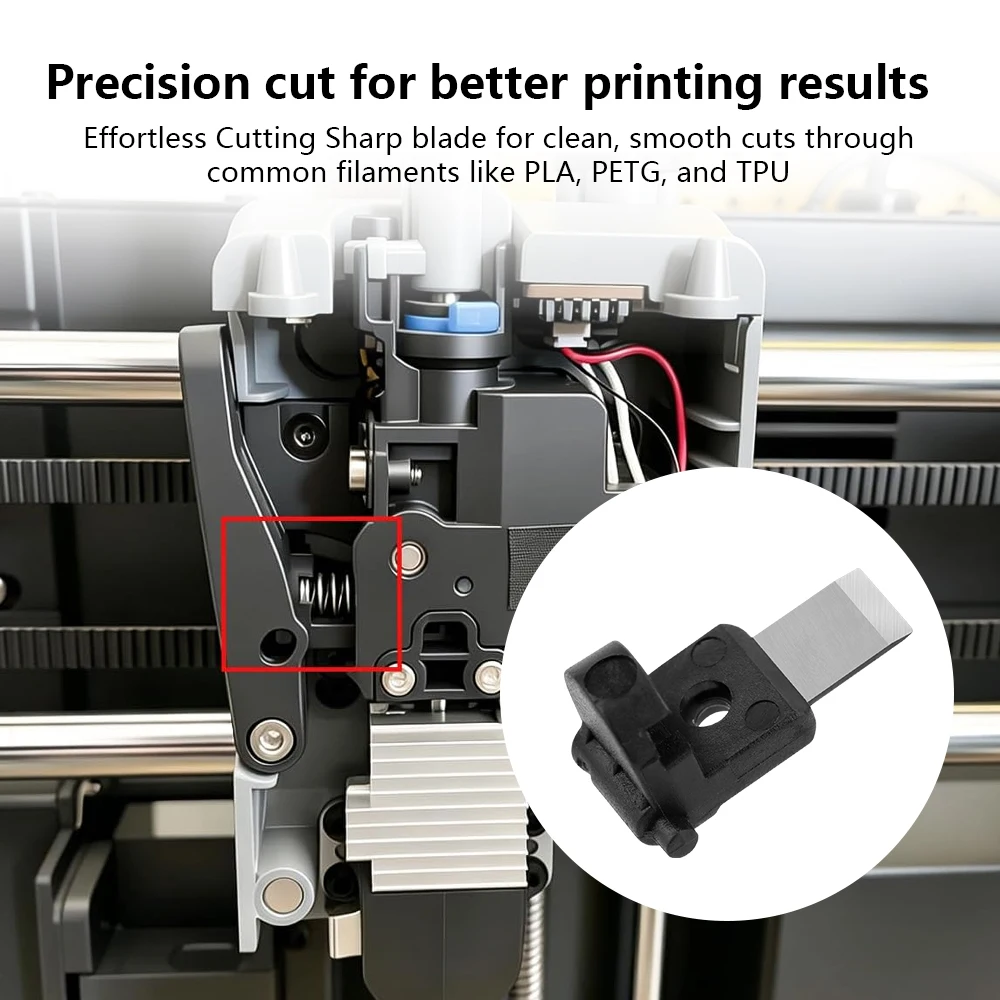 Für Flagfore AD5X Filamentschneider-Klingen Ersatz für AD5X 3D-Drucker Zubehör Messer Filamentschneider Ersatzteile – Detail 4