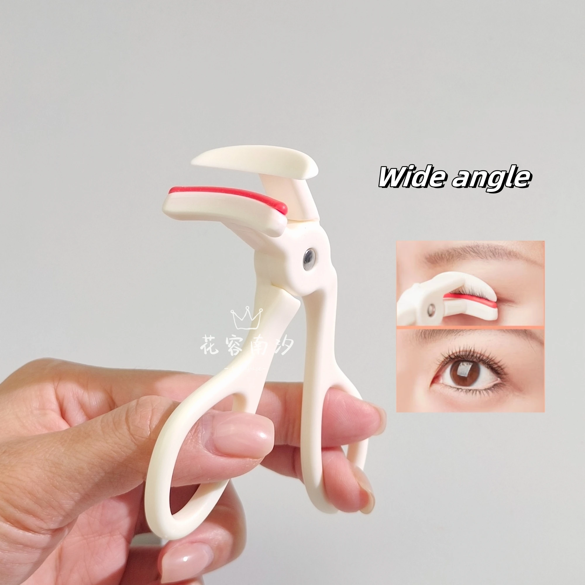 Portable long-lasting eyelash shaping wide-angle local eye eyelash curler