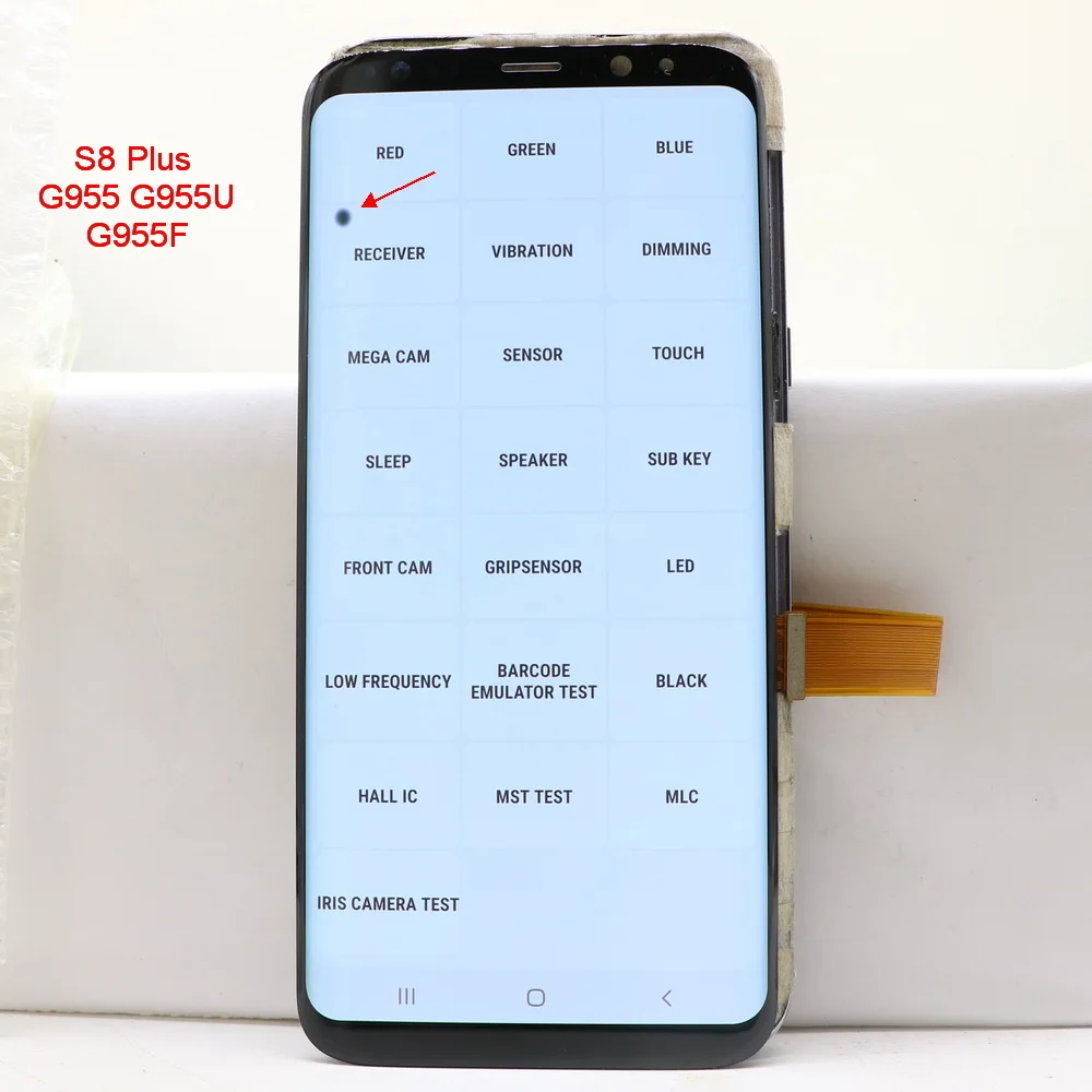 With defects For Samsung Galaxy S8 Plus LCD Display Touch Panel Digitizer G955 G955U G955F Lcd Screen Replacement 100% testing