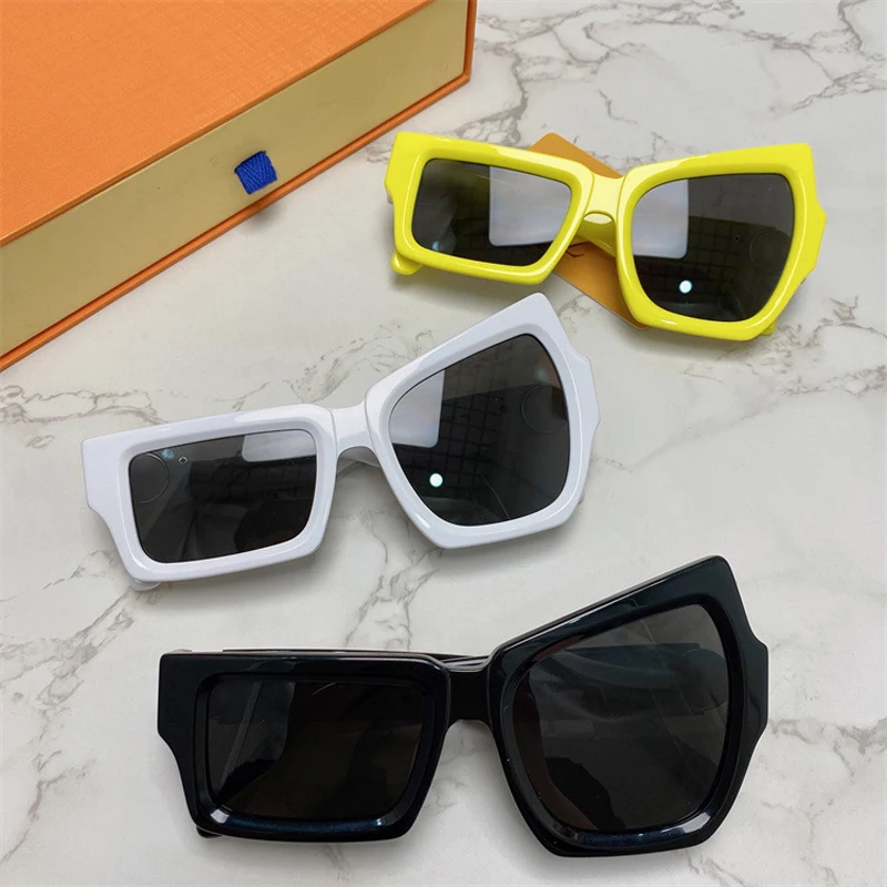 Personality Square Sunglasses Woman Brand Designer Fashion Sun Glasses Female Vintage Punk Shades Mirror Oculos De Sol