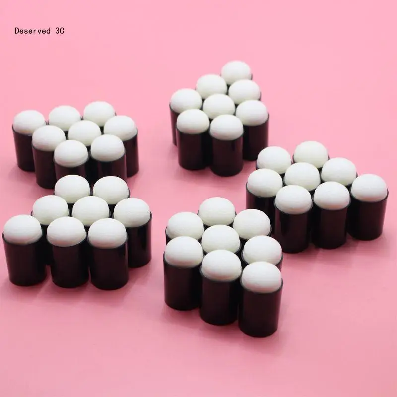 5pcs Finger Daubers Sponge Smudge Tools DIY Crafts Inking Staining Painting Tool