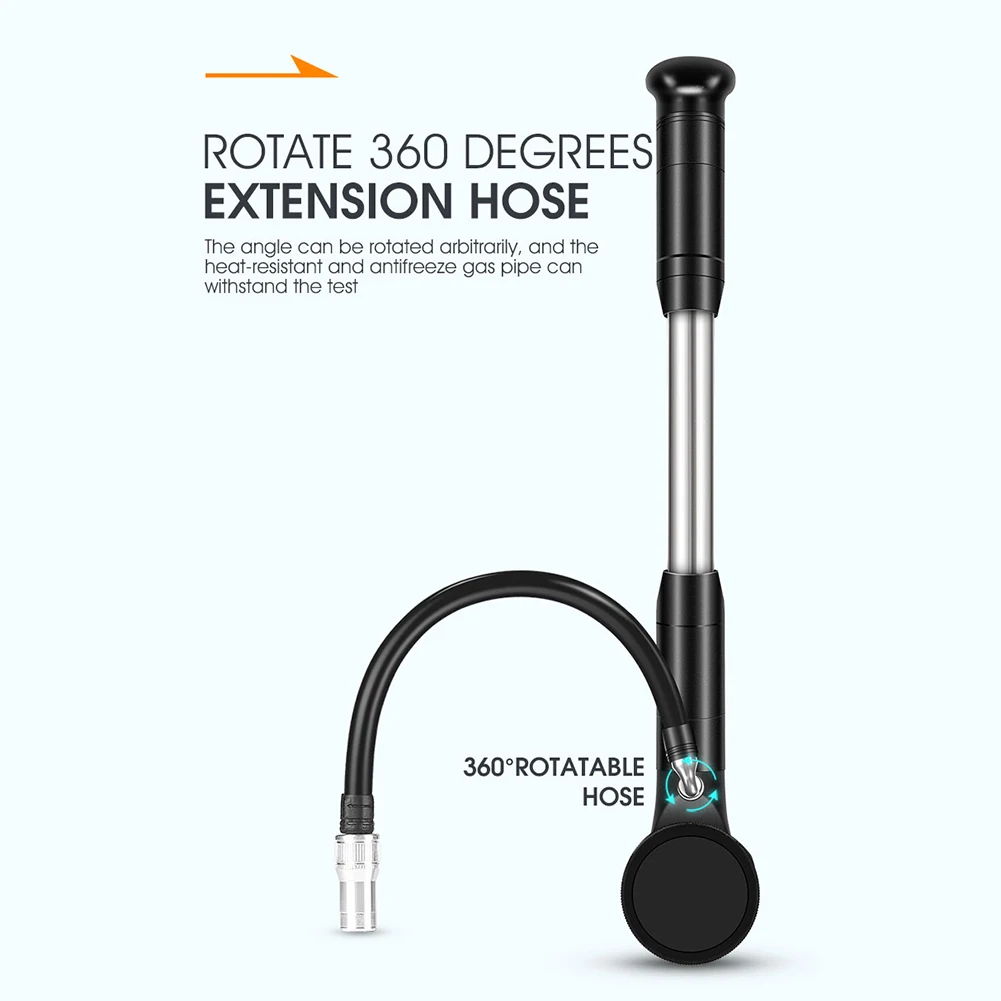 

WEST BIKING Bike Fork Air Pump 320PSI High Pressure Front Fork Pump with Digital Gauge for MTB Bicycle Fork Rear Suspension