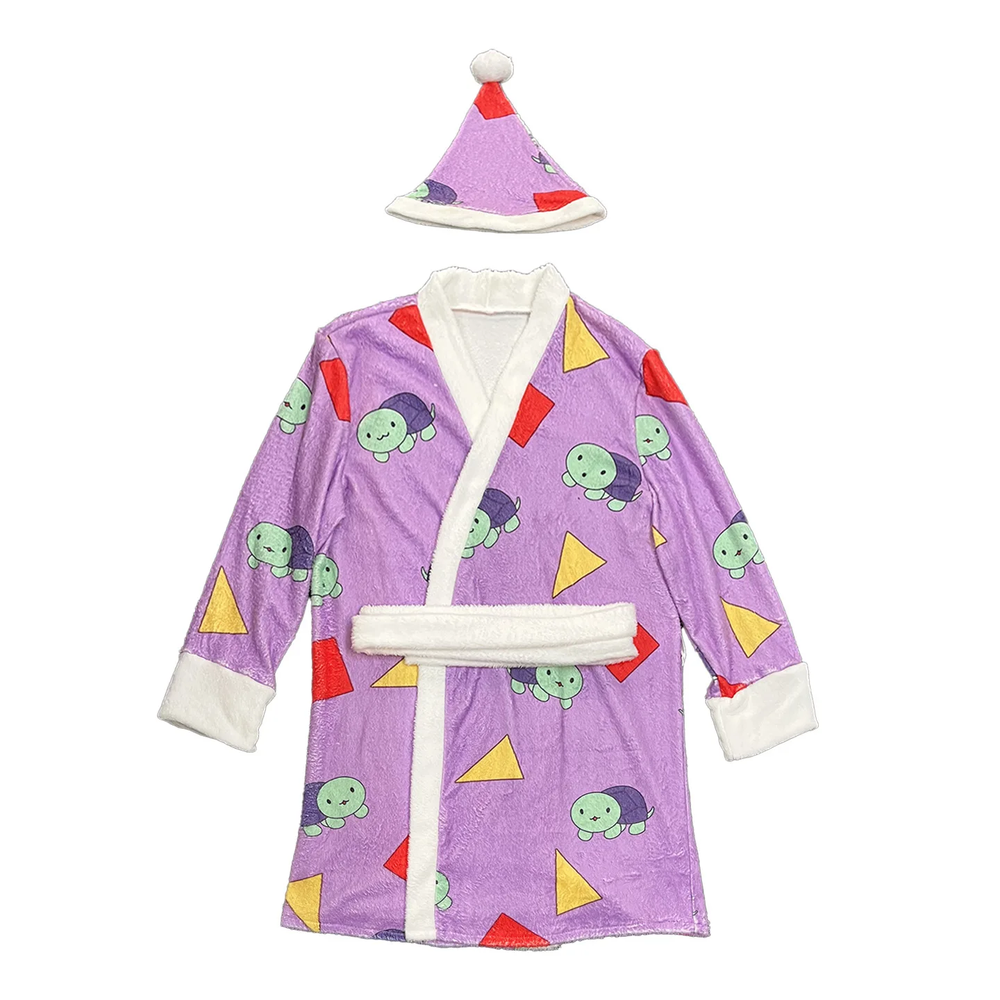 KPop شيطان الصيادين تأثيري حلي الخريف الشتاء زوي الملونة الفانيلا بطانية ثوب النوم منامة فستان المنزل #6