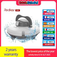 Redkey S100 Cordless Robotic Pool Vacuum for Ground Pool Automatic Pool Vacuum Cleaner Lasts 120 Mins with Strong Suction