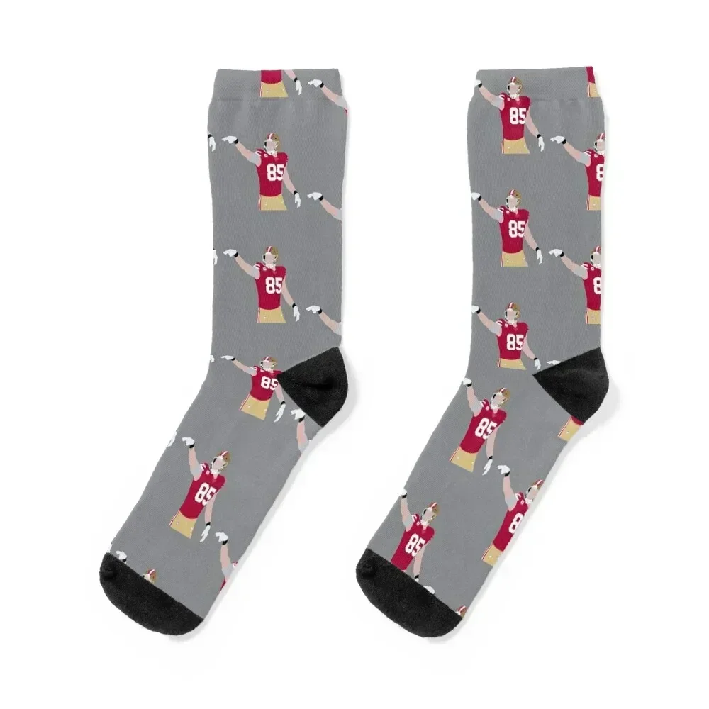 

George Kittle Socks Running man Rugby christmas stocking Socks For Girls Men's