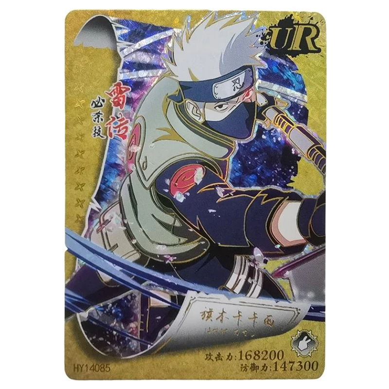 Anime NARUTO Rare CP UR Reflections Flash Cards Momochi Zabuza Uzumaki Kushina Toys for boys Collectible Cards Birthday Gifts